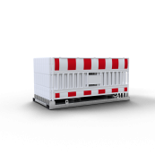 SET | with 20 panel fence | on storage and transport crossbar | without lamp adapter | with foil RA1/A | type of barrier ULTRA